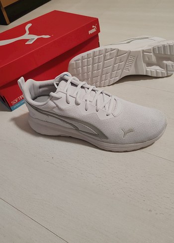 Beyaz Gri Spor Ayakkabı Puma - Görsel 6