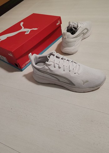 Beyaz Gri Spor Ayakkabı Puma - Görsel 5