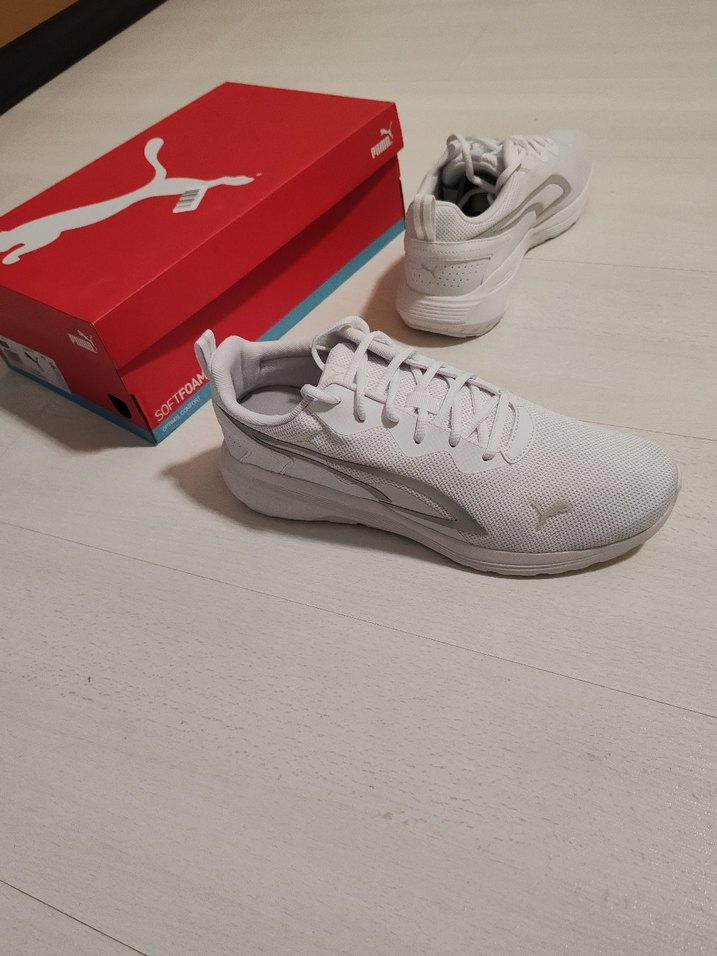 Beyaz Gri Spor Ayakkabı Puma - Görsel 5