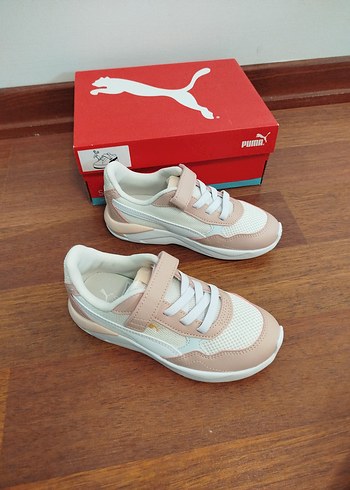 Kız Çocuk Beyaz Pudra Spor Ayakkabı - Görsel 3