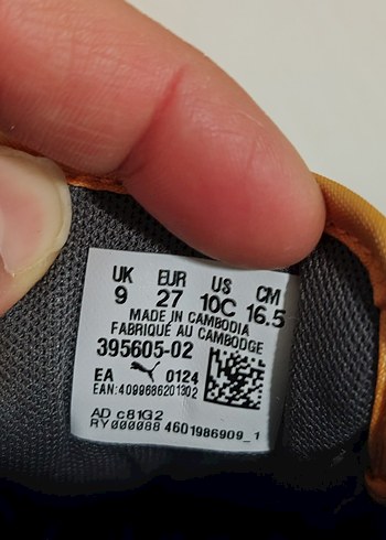 Çocuk Spor Ayakkabı Velcro Bantlı Çok Renkli - Görsel 2