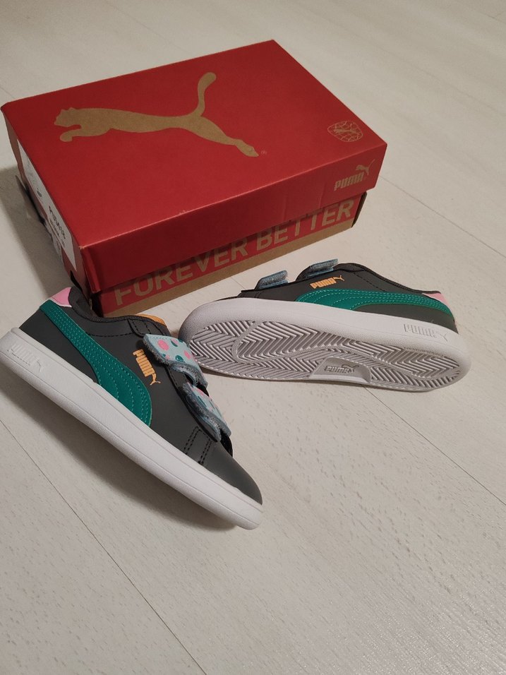 Çocuk Spor Ayakkabı Velcro Bantlı Çok Renkli - Görsel 3