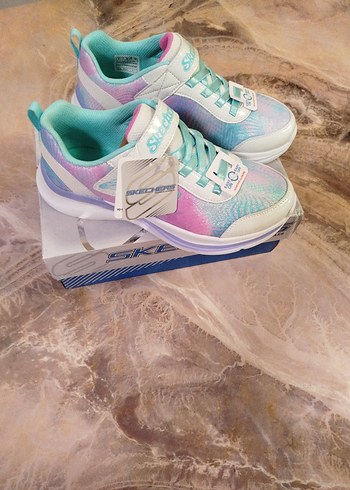 Kız Çocuk Renkli Skechers Spor Ayakkabı - Görsel 6