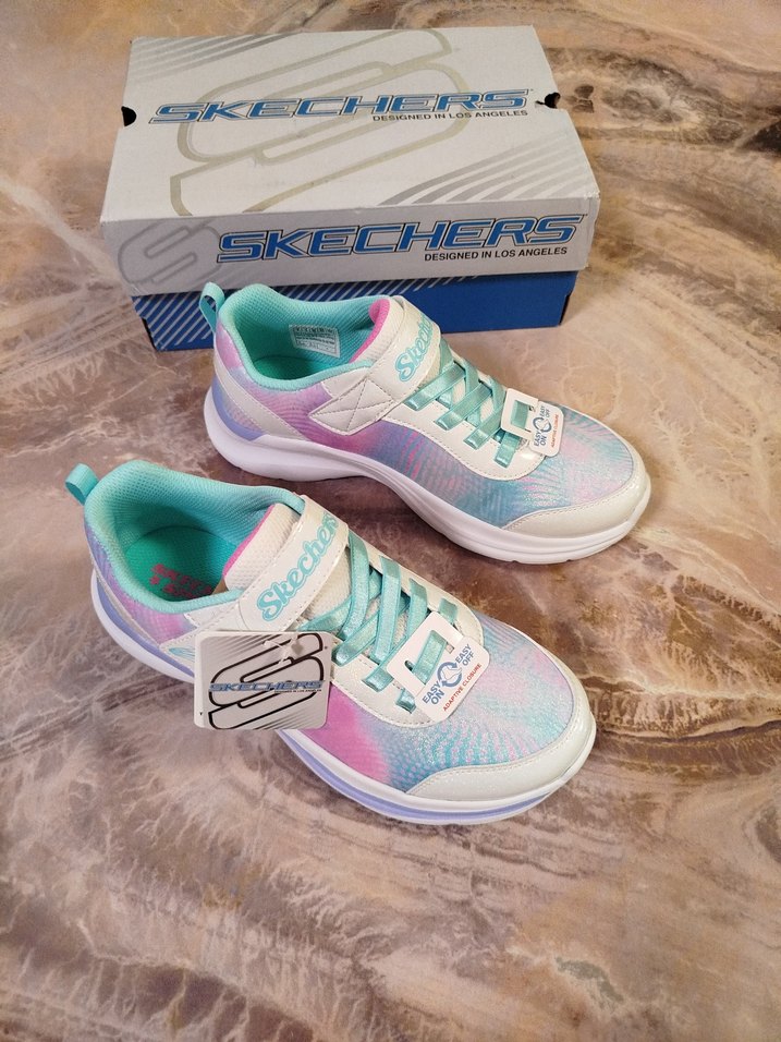 Kız Çocuk Renkli Skechers Spor Ayakkabı - Görsel 4