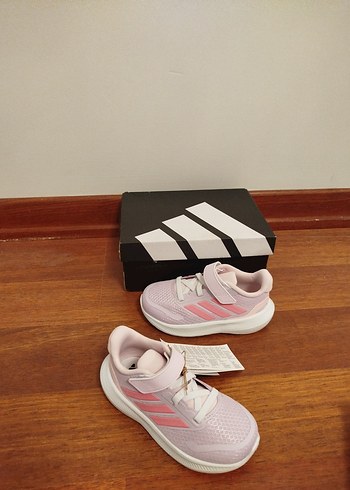 Kız Çocuk Pembe Cırt Cırtlı Spor Ayakkabı - Görsel 6