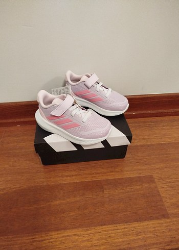 Kız Çocuk Pembe Cırt Cırtlı Spor Ayakkabı - Görsel 4