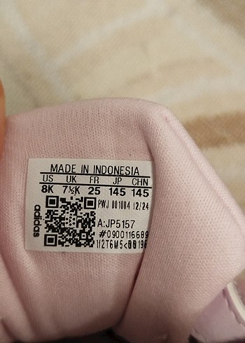 Kız Çocuk Pembe Cırt Cırtlı Spor Ayakkabı - Görsel 7