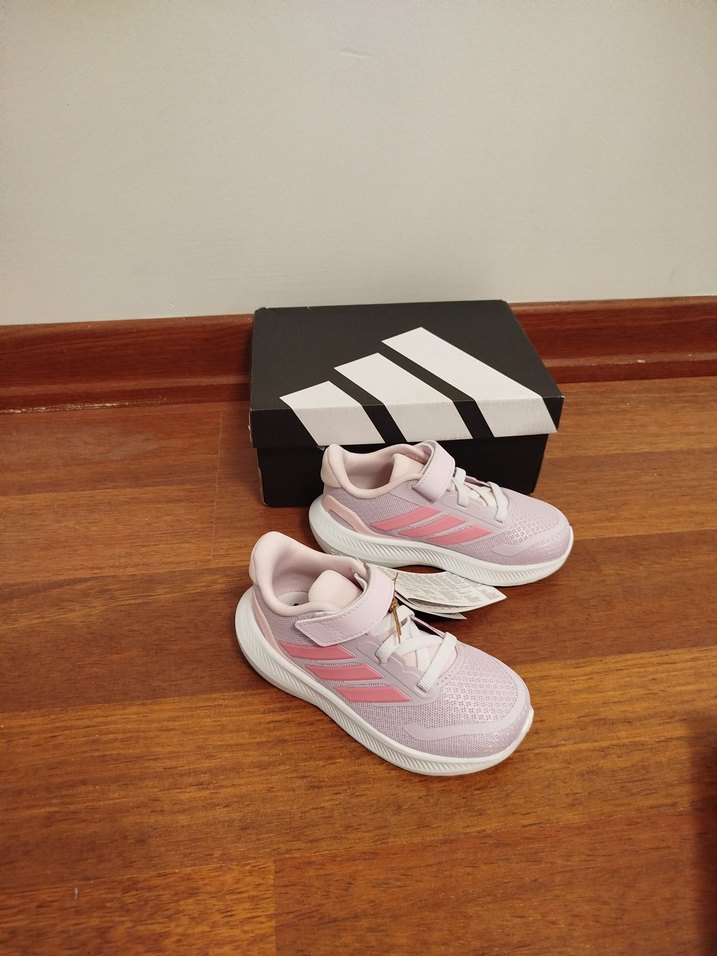 Kız Çocuk Pembe Cırt Cırtlı Spor Ayakkabı - Görsel 2