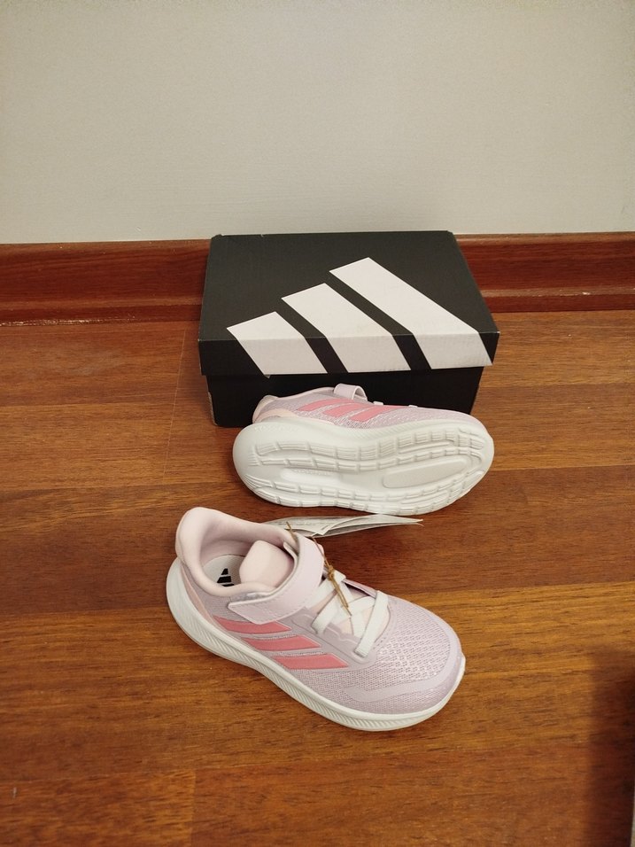 Kız Çocuk Pembe Cırt Cırtlı Spor Ayakkabı - Görsel 3