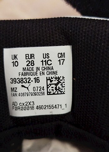 puma kız çocuk spor ayakkabı - Görsel 8