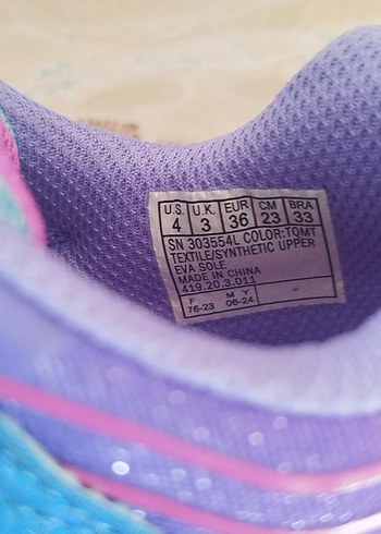 skechers kız çocuk spor ayakkabı - Görsel 7