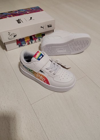 Renkli Baskılı Çocuk Spor Ayakkabı - Görsel 5