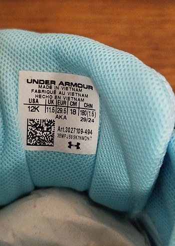 under armour kız çocuk spor ayakkabı - Görsel 7