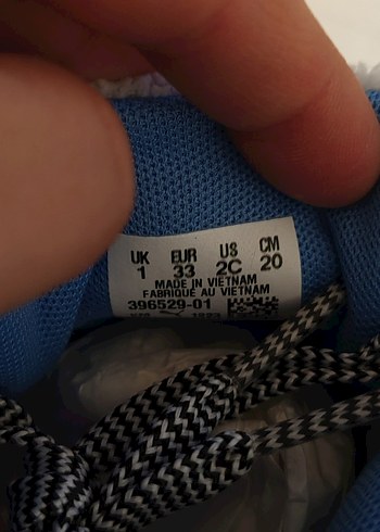 Mavi Spor Ayakkabı Velcro Bağcıklı - Görsel 6