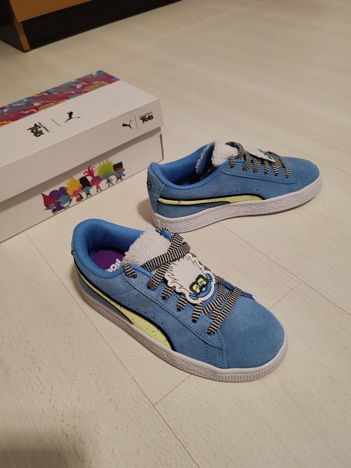 Mavi Spor Ayakkabı Velcro Bağcıklı - Görsel 4