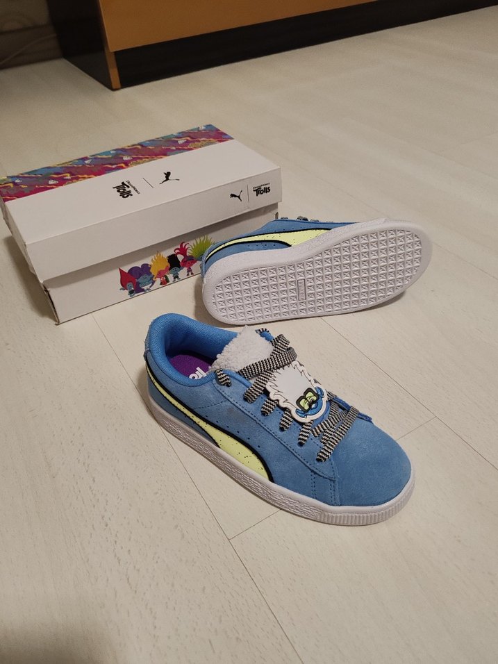 Mavi Spor Ayakkabı Velcro Bağcıklı - Görsel 3