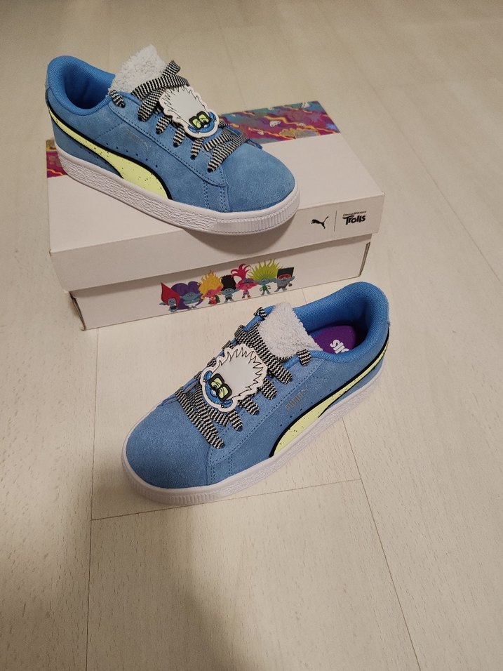 Mavi Spor Ayakkabı Velcro Bağcıklı - Görsel 2