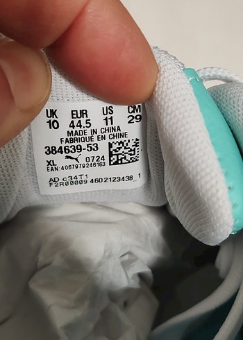 Beyaz  Spor Ayakkabı 44.5 numara - Görsel 2