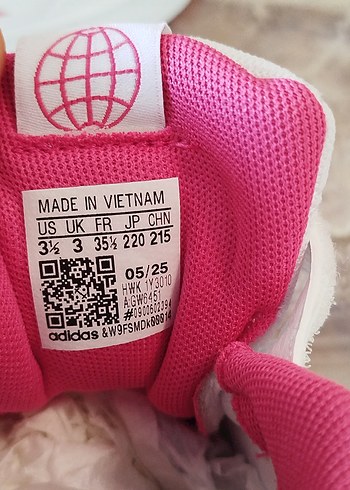 Kız Çocuk Pembe Beyaz Spor Ayakkabı - Görsel 7