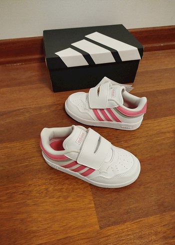 Kız Çocuk Beyaz Cırtlı Spor Ayakkabı - Görsel 4