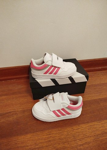 Kız Çocuk Beyaz Cırtlı Spor Ayakkabı - Görsel 7