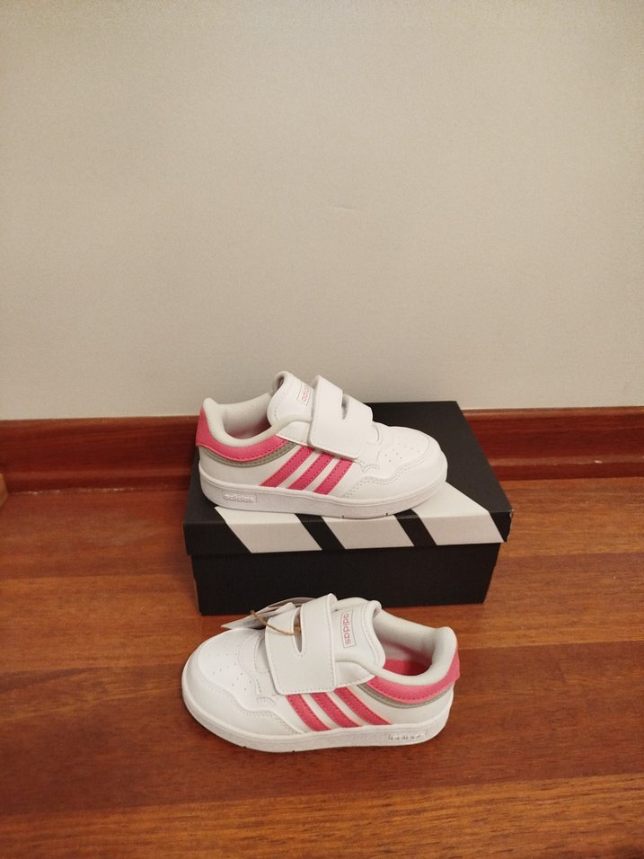 Kız Çocuk Beyaz Cırtlı Spor Ayakkabı - Görsel 3