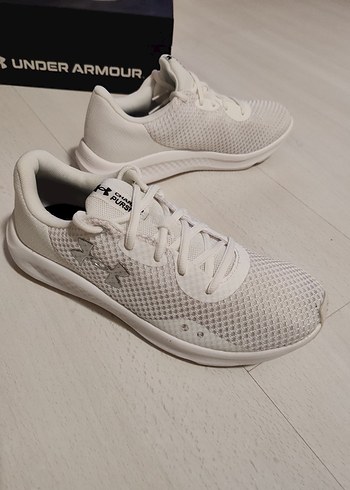 Under Armour Beyaz Erkek Koşu Ayakkabısı - Görsel 6
