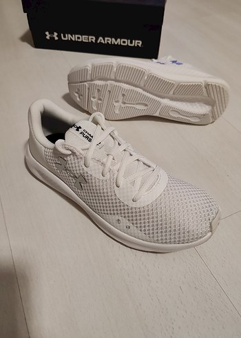Under Armour Beyaz Erkek Koşu Ayakkabısı - Görsel 5