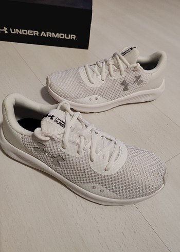 Under Armour Beyaz Erkek Koşu Ayakkabısı - Görsel 3