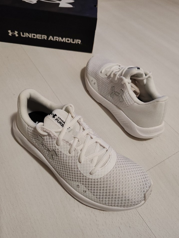 Under Armour Beyaz Erkek Koşu Ayakkabısı - Görsel 4