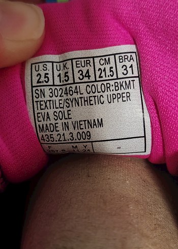 Skechers Renkli Kız Çocuk Spor Ayakkabı Velcro - Görsel 4