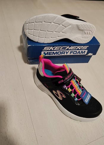 Skechers Renkli Kız Çocuk Spor Ayakkabı Velcro - Görsel 5