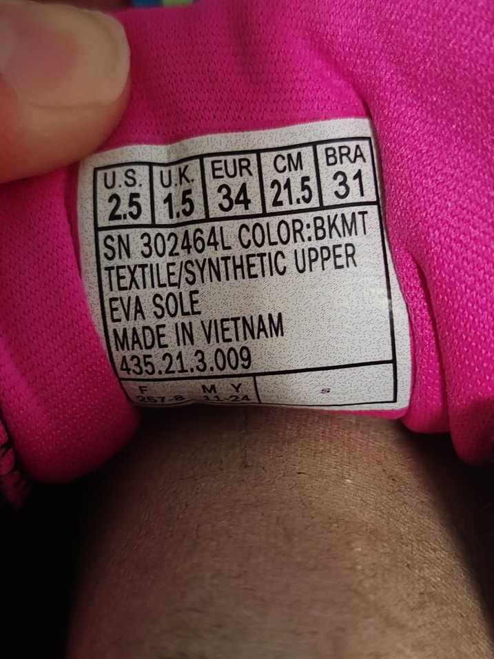 Skechers Renkli Kız Çocuk Spor Ayakkabı Velcro - Görsel 4