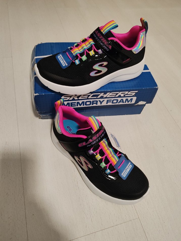 Skechers Renkli Kız Çocuk Spor Ayakkabı Velcro - Görsel 2