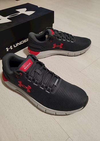 Under Armour Gri Erkek Koşu Ayakkabısı Velcro - Görsel 2
