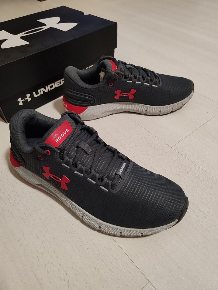 Under Armour Gri Erkek Koşu Ayakkabısı Velcro - Görsel 2