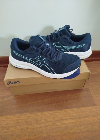 Erkek Lacivert Spor Ayakkabı ASICS - Görsel 6