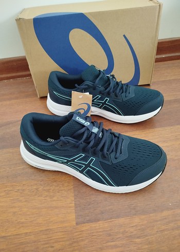 Erkek Lacivert Spor Ayakkabı ASICS - Görsel 4