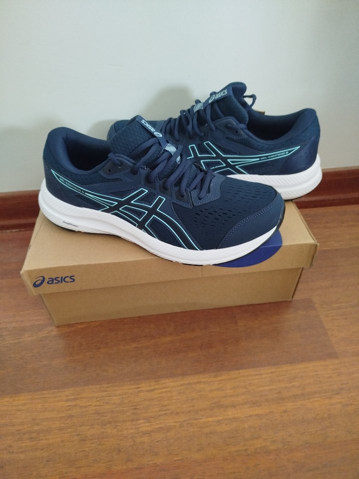 Erkek Lacivert Spor Ayakkabı ASICS - Görsel 5