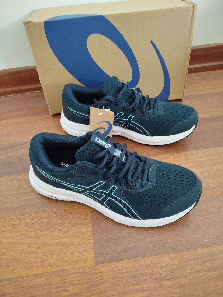 Erkek Lacivert Spor Ayakkabı ASICS - Görsel 4