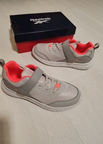 Kız Çocuk Gri Cırtcırtlı Spor Ayakkabı - Görsel 3