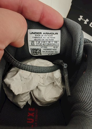 Under Armour Gri Spor Ayakkabı - Görsel 3