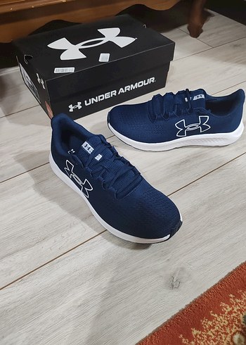 Lacivert Under Armour Erkek Koşu Ayakkabısı - Görsel 4