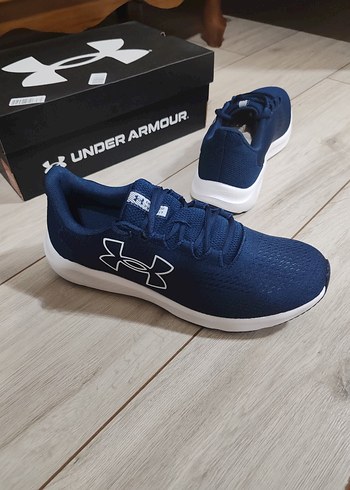 Lacivert Under Armour Erkek Koşu Ayakkabısı - Görsel 3