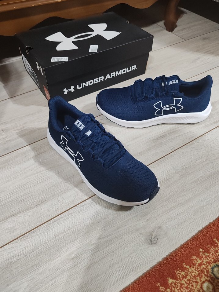 Lacivert Under Armour Erkek Koşu Ayakkabısı - Görsel 4