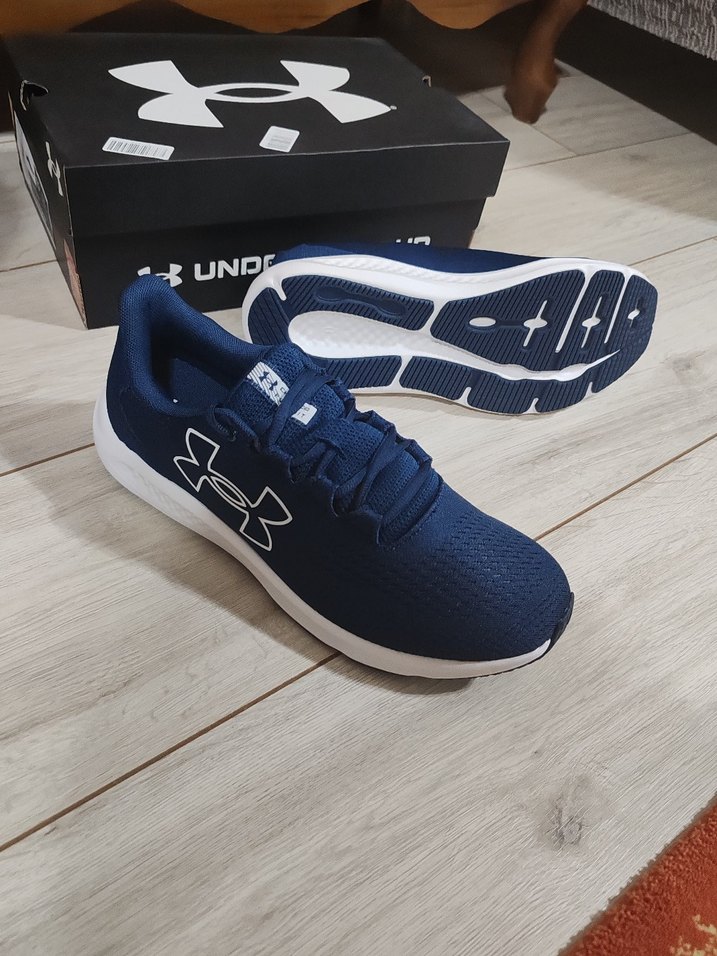 Lacivert Under Armour Erkek Koşu Ayakkabısı - Görsel 5