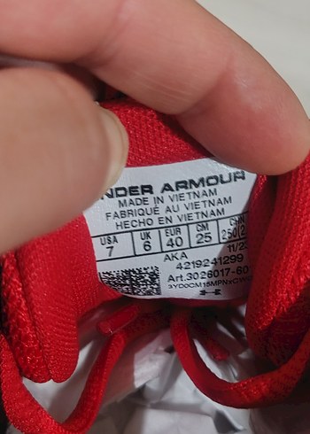 Under Armour Kırmızı Erkek Koşu Ayakkabısı - Görsel 3
