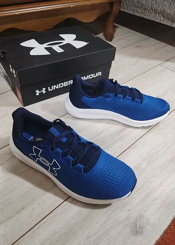 Erkek Mavi Under Armour Spor Ayakkabı - Görsel 4