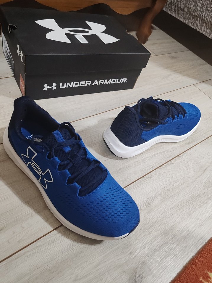 Erkek Mavi Under Armour Spor Ayakkabı - Görsel 3