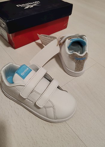 Beyaz  Çocuk Spor Ayakkabı Velcro 26.5 numara - Görsel 5